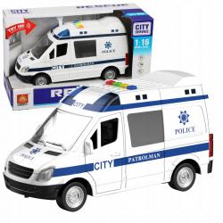 Žaislinė policijos mašina su ledinėmis šviesomis